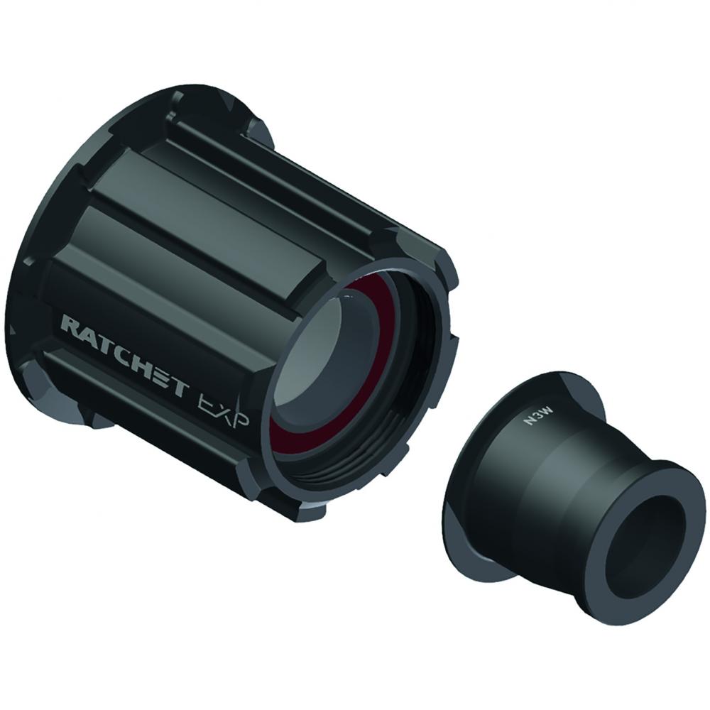 DT Swiss Freilauf Umrüstkit Campagnolo N3W Ratchet EXP schwarz für einfache Umrüstung.