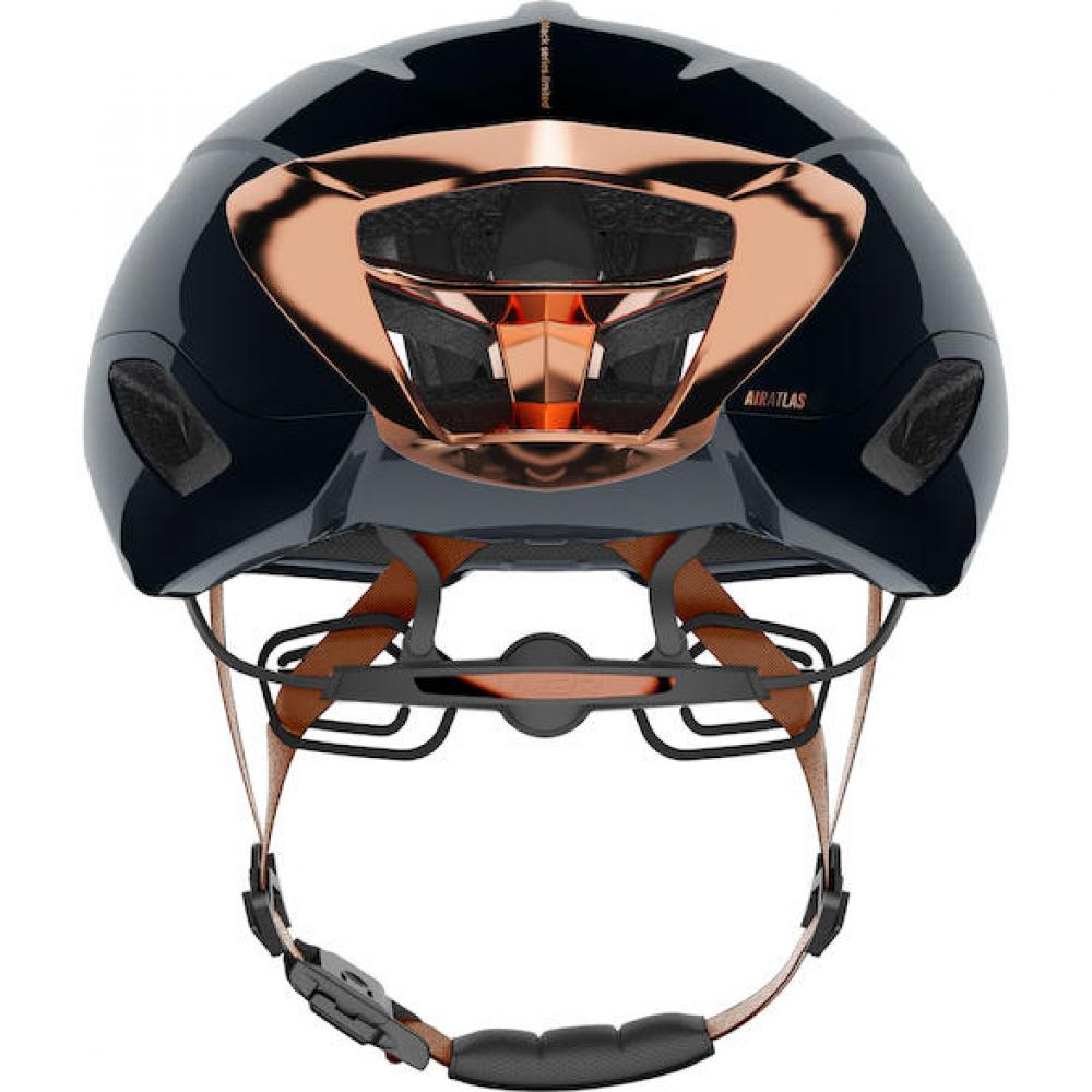 Limar Air Atlas W&B Midnight Black Bronze M Schwarz/Bronze - aero Rennradhelm moderne Ausführung