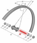 Shimano XTR / DEORE XT Nabenachse für HB-M9210-B und HB-M8210-B