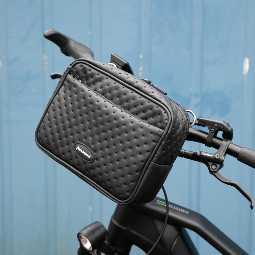Haberland Lenkertasche Lifestyle schwarz - praktische Lenkertasche mit KLICKfix