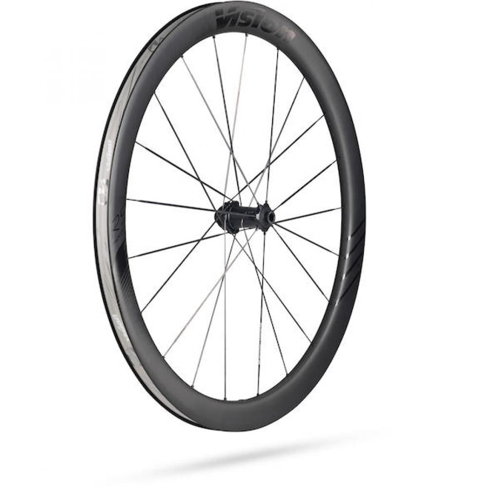 Vision Laufradsatz Metron 45 RS 45 Schwarz - leichter Aero-Carbon-Laufradsatz für Rennrad
