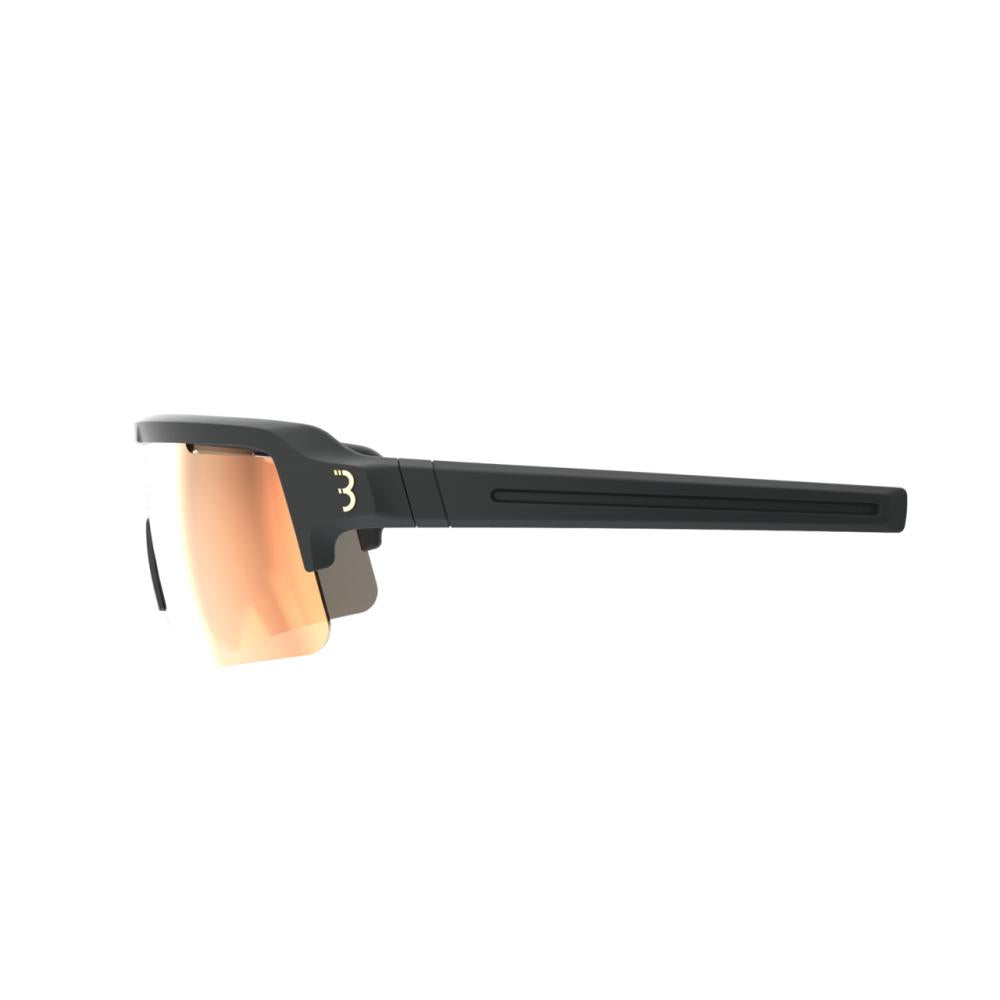 BBB Cycling BBB Sportbrille Fuse PH MLC Einheitsgröße matt schwarz-rot - intelligente Radbrille mit Photochrom-Gläsern