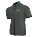 CHIBA Leisure Shirt - Radtrikot dunkelgrau, S, atmungsaktiv mit RV-Taschen