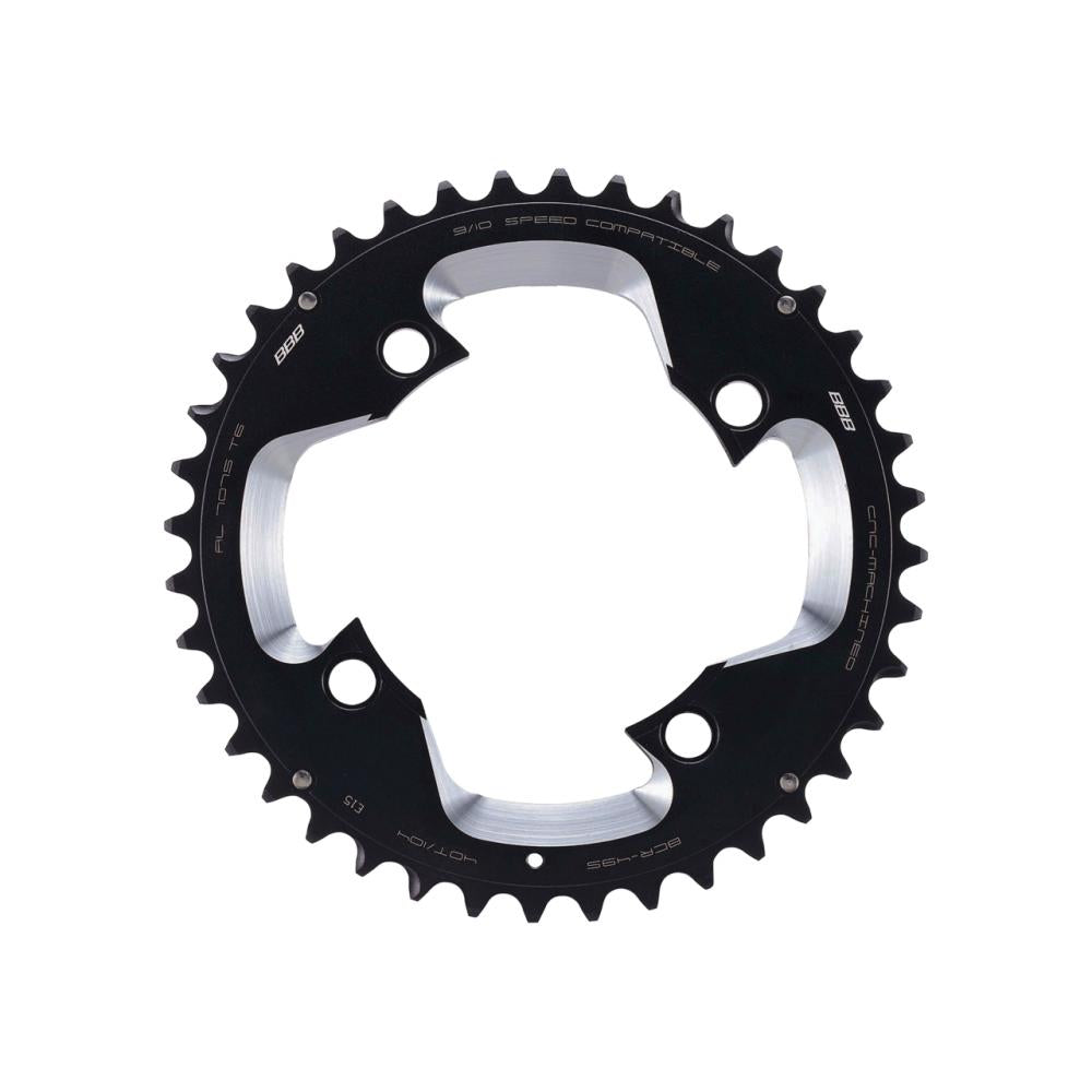 BBB Cycling BBB Kettenblatt MTBGear comp. 3x10 40T/104 mm anthrazit - präziser MTB-Antrieb