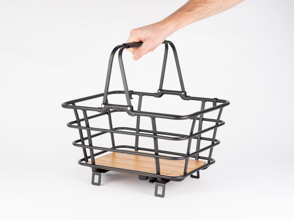AtranVelo Fahrradkorb Epic Shopper AVS schwarz 29x40x20 cm