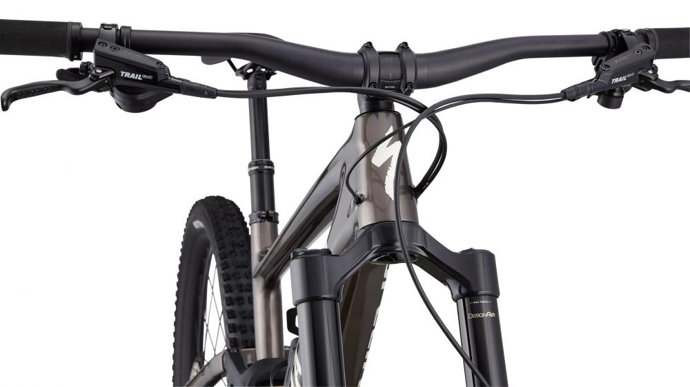 ENDURO COMP Mountainbike Helm - Gun Metal/White - Größe S2 - Fahrradhelm