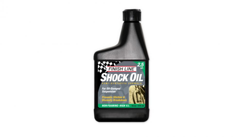 Finish Line Shock Oil Federgabelöl 2,5 WT 470 ml Spezialöl - hohe Temperaturstabilität, Anti-Schaum- & Anti-Leck-Additive