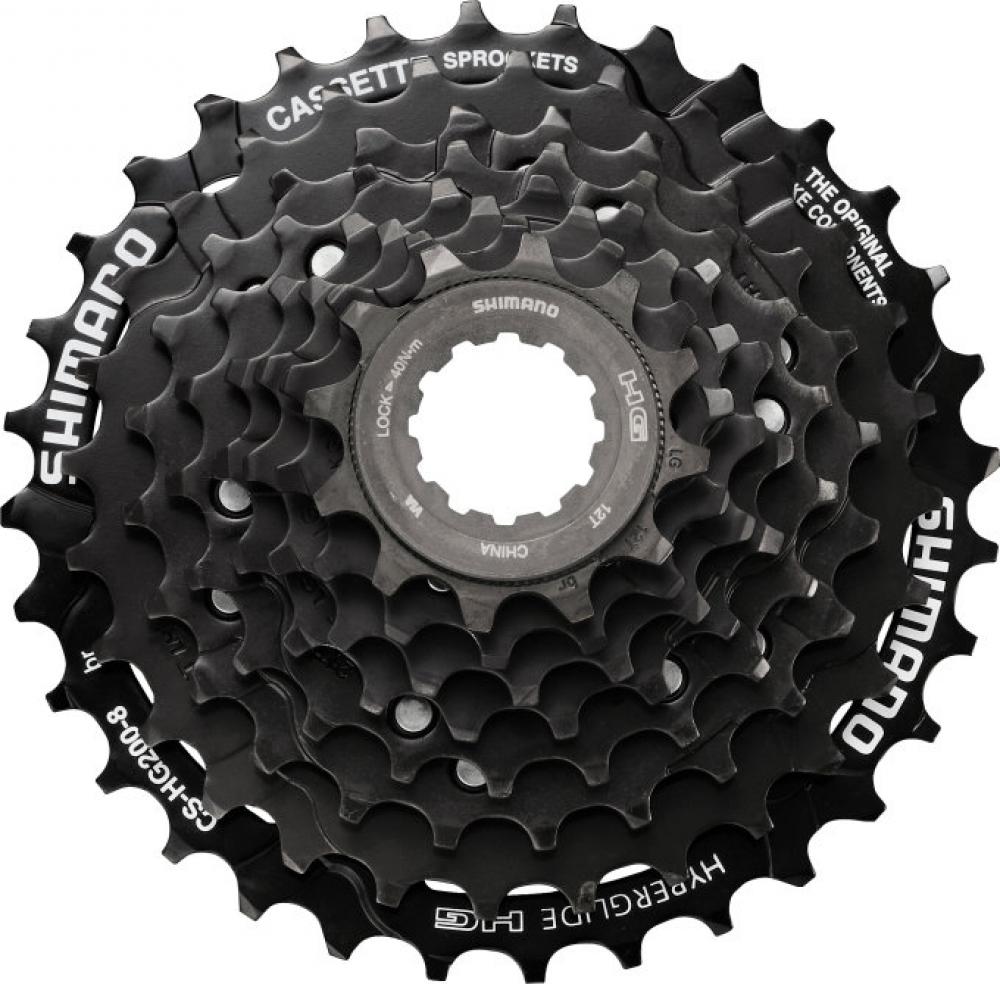 Shimano CS-HG200 8-fach Kassette 12-32 Zähne schwarz - Zuverlässige Schaltperformance