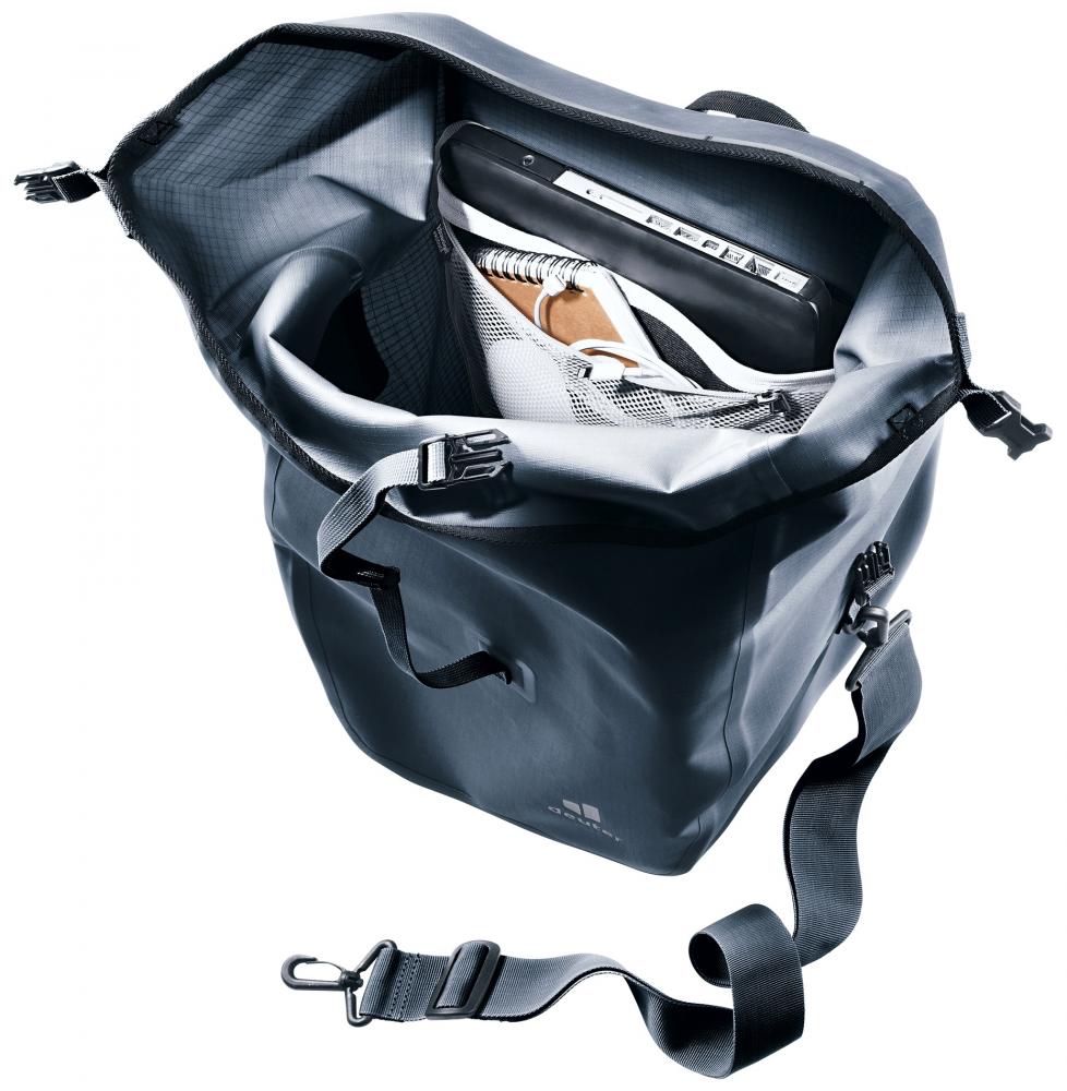deuter Visby 20+5 Gepäckträgertasche - wasserdicht, BagFix-Halterung, 20-25 Liter
