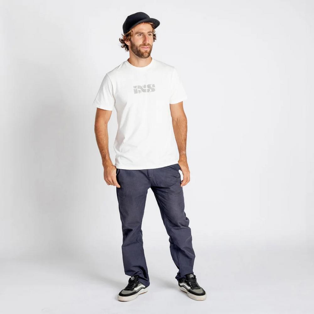 IXS Sports Division iXS Brand organic 2.0 tee L Off White - bequemes Bio-Casual-Shirt