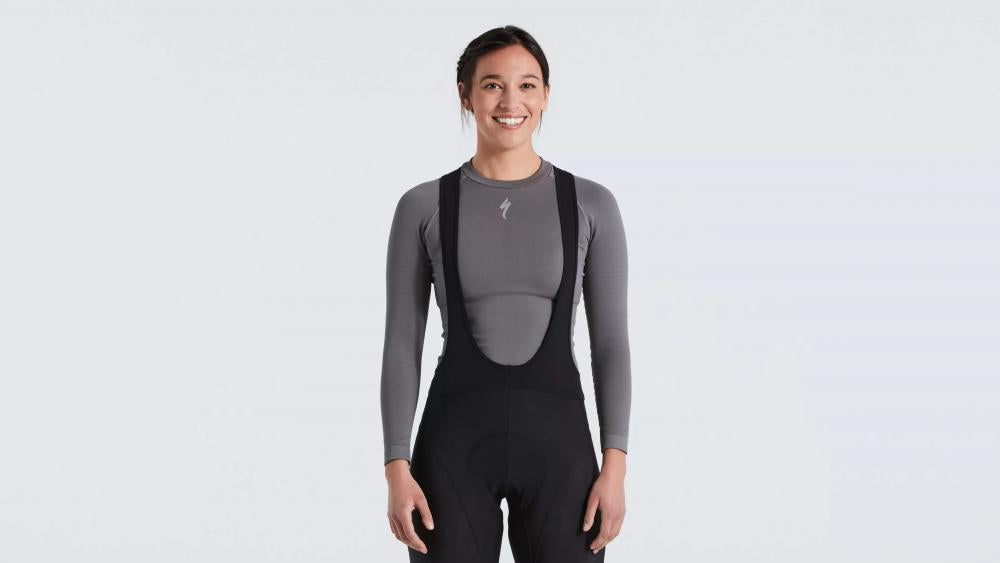 SEAMLESS BASELAYER LS WMN GRY L/XL - Bekleidung