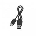 BBB Ladekabel USB-A - USB-C 30 cm Schwarz - kompaktes Ladekabel