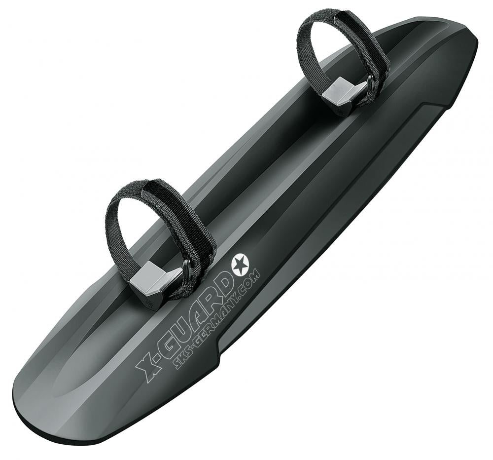 SKS Schutzblech X-Guard - 16-29 Zoll - ideal für MTB & Trekkingräder robuster Spritzschutz einfach zu montieren schützt vor Schmutz & Spritzwasser für Reifenbreiten 1 9-2 5 Zoll