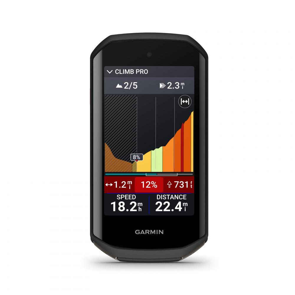 Garmin Edge 1050 GPS-Fahrradcomputer: 3,5" LCD, 480x800 Pixel, bis zu 20h Akkulaufzeit, GroupRide, Garmin Pay, vorinstallierte Fahrradkarten