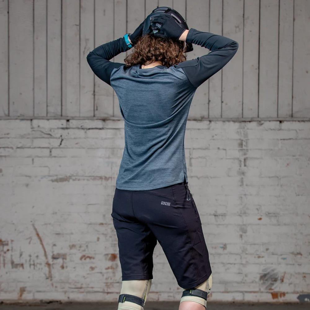 IXS Sports Division iXS Carve Evo Women Shorts 42 black - flexible MTB-Damenshorts mit 4-Wege-Stretch