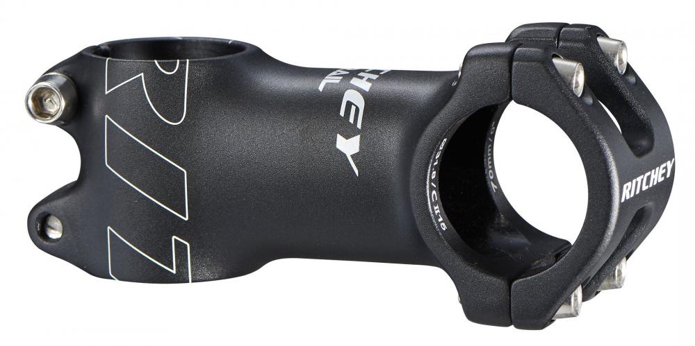 Ritchey Trail Vorbau 31.8mm 80mm 0° schwarz für Mountainbike auf weißem Hintergrund.