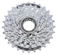 Shimano Alivio CS-HG51 8-fach Kassette mit 11-32 Zähnen, silberne Ritzel für Trekking und MTB Fahrräder.