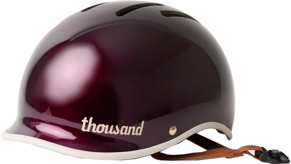 Thousand Heritage 2.0 Fahrradhelm Chic Cherry Cola L 59-62 cm - Vintage Design, Belüftung, Magnetverschluss, Sicherheit & Komfort