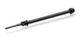 XLC Pro MTB Festachse QR-H01, schwarz, 12mm Durchmesser, 150/183mm Länge, auf weißem Hintergrund.