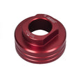 Rotes Unior 1724.SSL Shimano STEPS Lockring Werkzeug für E-Bikes auf weißem Hintergrund.
