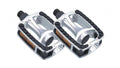 Marwi SP-811 Aluminium Trekking-Pedale (398 g/Paar) - Anti-Rutsch TPE, Alu-Körper, Boron-Stahlachse, StVZO-Reflektoren