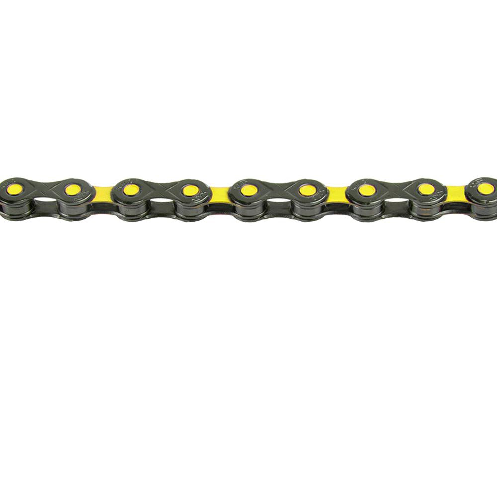 KMC Kette X-12 DLC12 schwarz/gelb 12s 126 Glieder