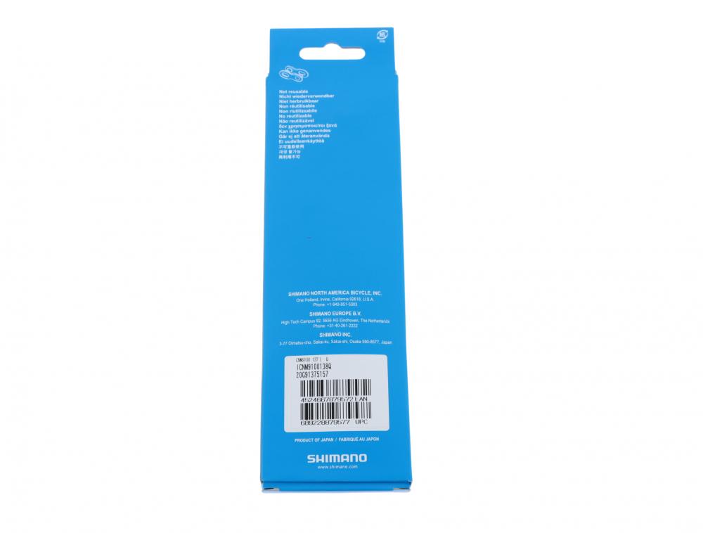SHIMANO XTR CN-M9100 12-fach Fahrradkette, 138 Glieder für 12-fach Antriebe, Verpackung.