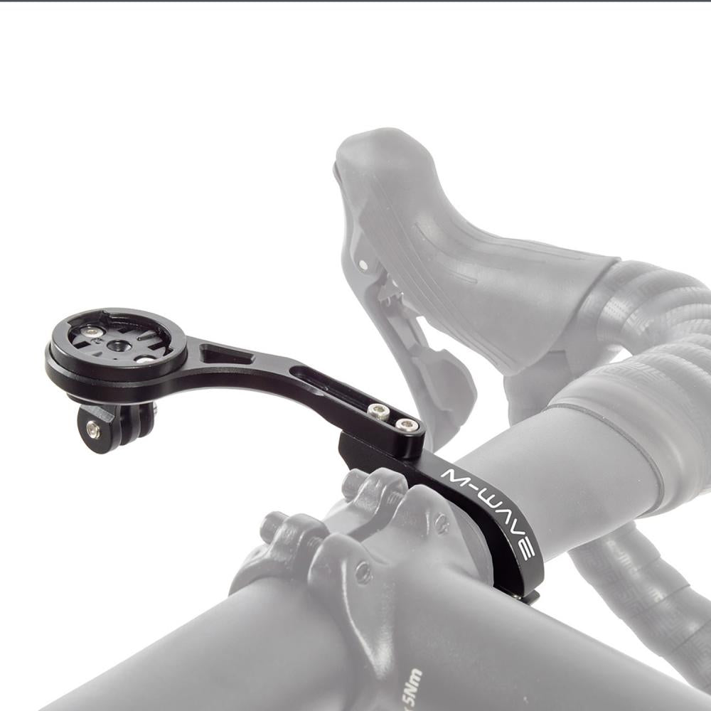 M-Wave Davenport Arm 2.0 Lenkerhalter - CNC-Alu, Ø 22,2-31,8 mm, GoPro-Adapter, schwarz