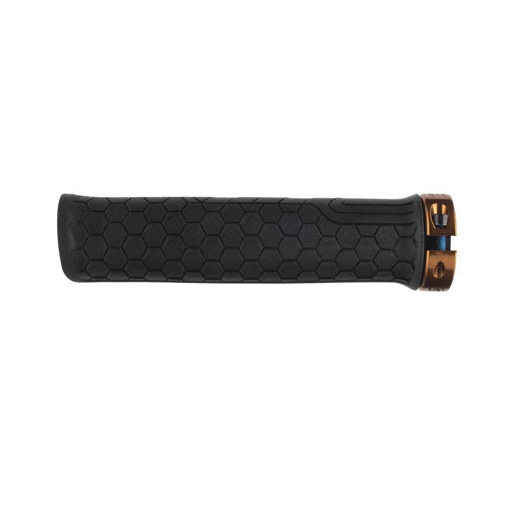 Race Face Getta Grip Lock-On Griff, 33mm, bronze/schwarz - sicherer Halt und präzise Kontrolle