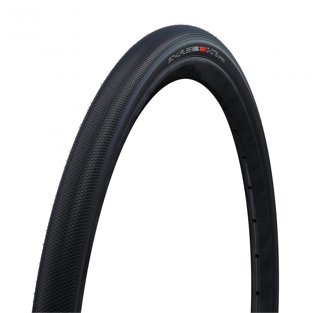 Schwalbe G-One Speed 27.5x1.20" 30-584 Schwarz TLE E-25 HS472 Faltreifen mit ADDIX Performance Compound und RaceGuard Pannenschutz, ideal für Gravel und E-Bikes bis 25 km/h