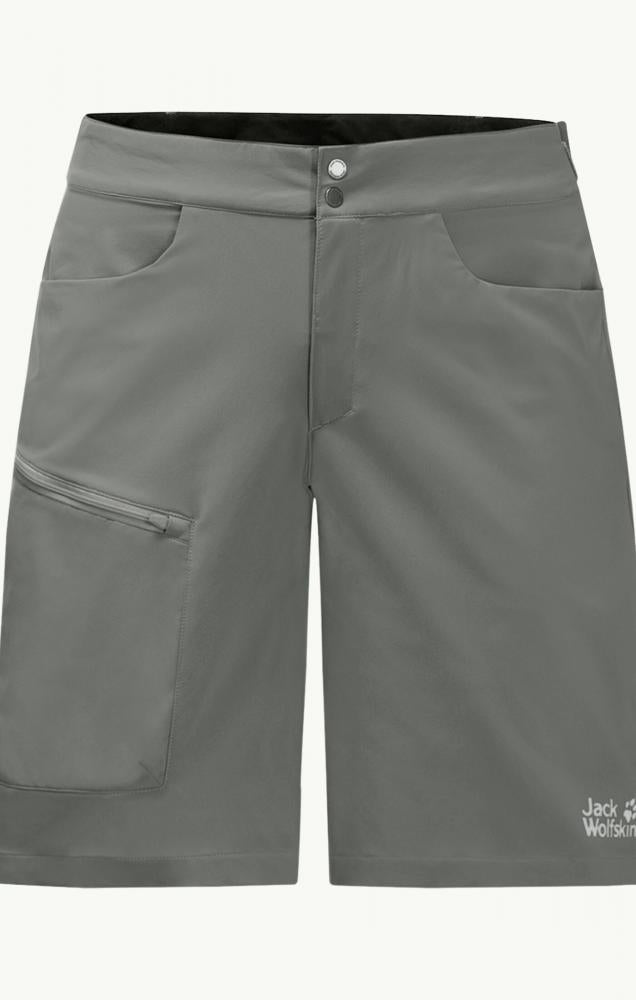 Jack Wolfskin Tourer Shorts M Synthetic Fiber Shorts Gecko Green Grey Größe 48