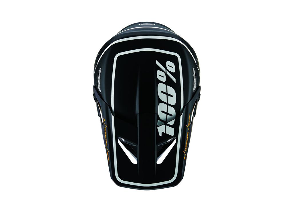 100% Status helmet L Dreamflow Black - leichter Fullface-Helm mit maximalem Schutz