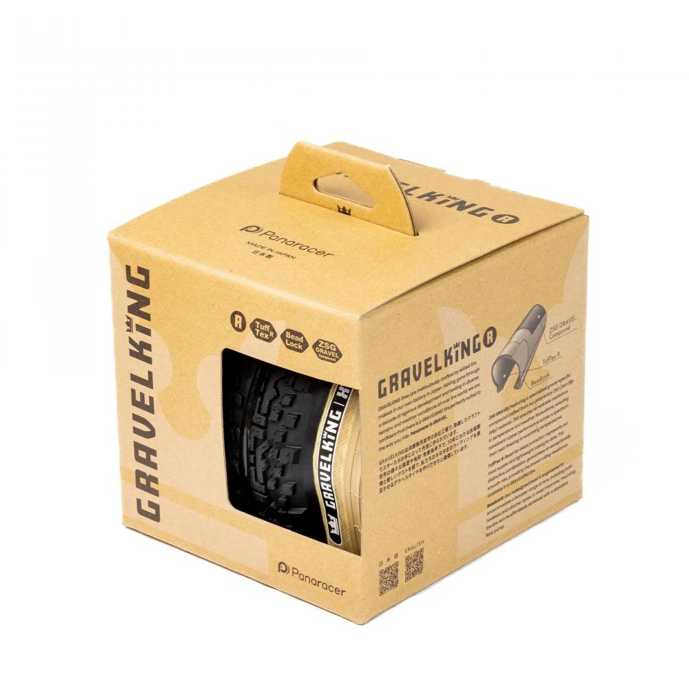 Panaracer GravelKing SK 35-622 schwarz TLR faltbar: Leichter, pannensicherer Gravel-Reifen mit ZSG-Gummimischung und TuffTex-Karkasse für optimale Traktion auf losem Untergrund