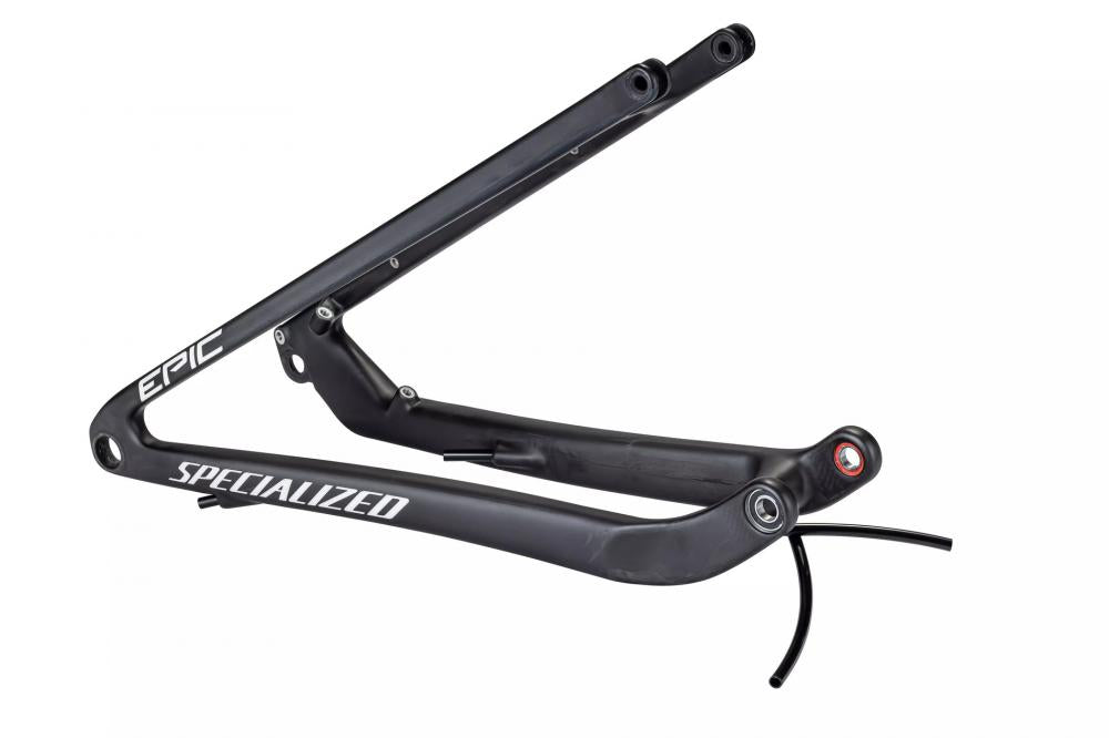 Specialized Epic MY22 Hinterbau Carbon 29" 12x148mm - Satin Gloss Carbon/Blau/Metallic Weiß/Silber - Rahmenkit