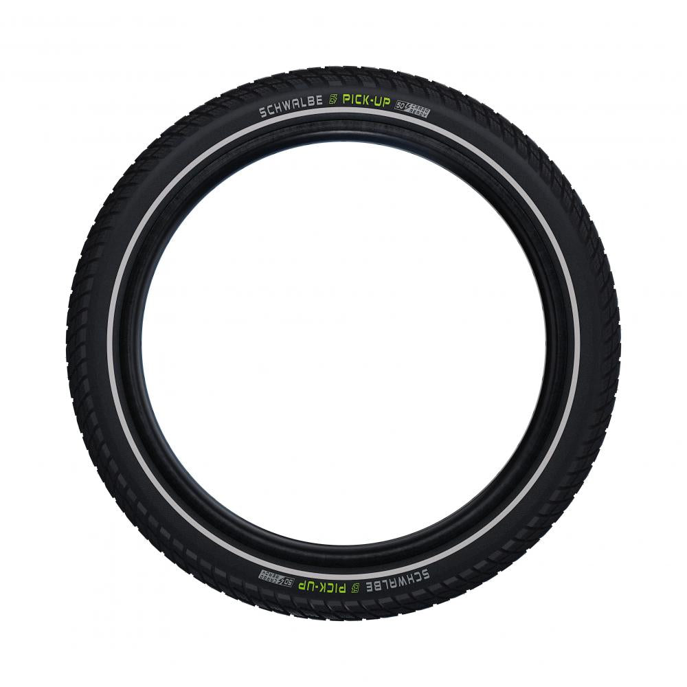 Schwalbe Pick-Up 16x2.15 E-Bike Drahtreifen, schwarz mit Reflexstreifen, E-50 zertifiziert