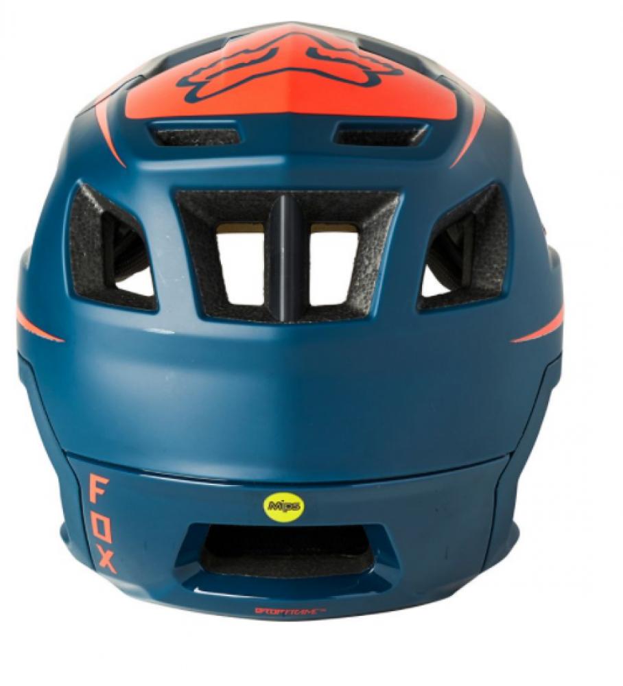 FOX Helm DROPFRAME PRO CE Trail Helm dark indigo rot M