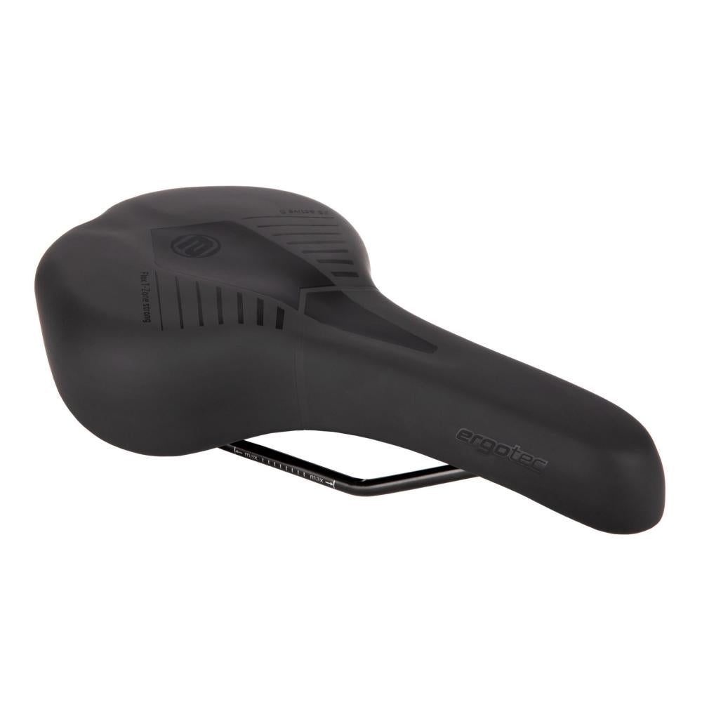 Ergotec Sattel Active S strong 275 x 158mm - Komfortabler Fahrradsattel für Trekking und City