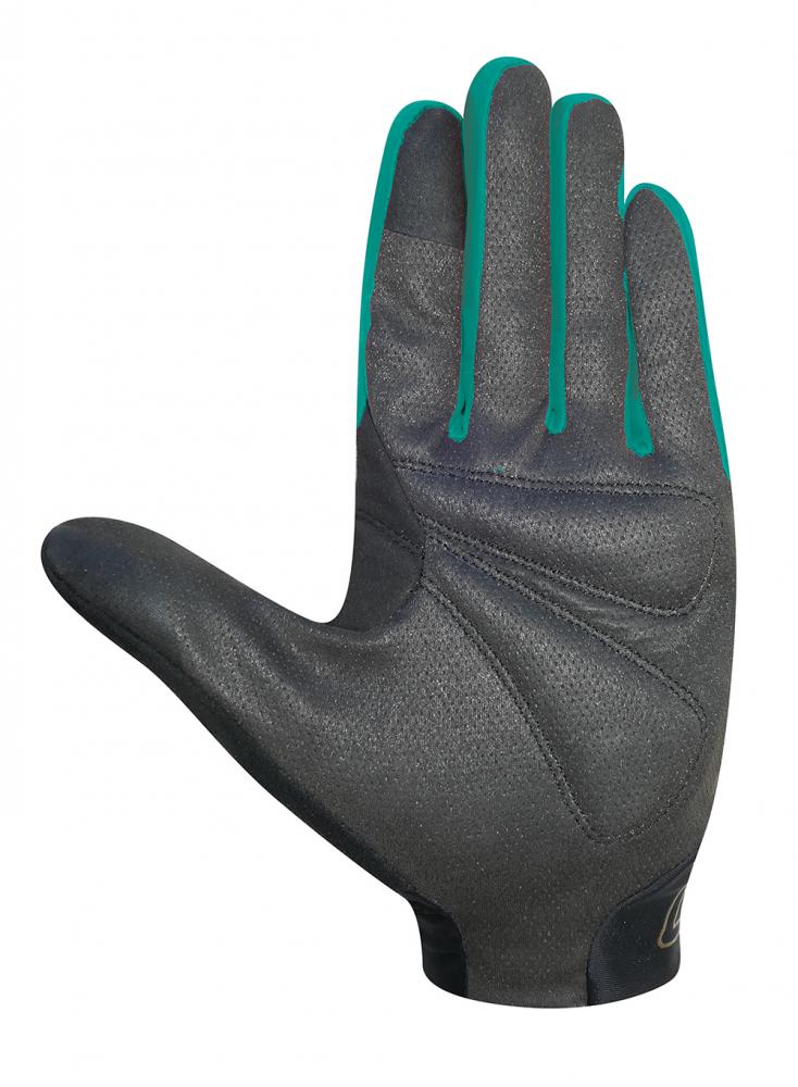 CHIBA Infinity - Fahrradhandschuhe XS schwarz/petrol, leicht & atmungsaktiv
