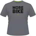 Merida T-Shirt MORE BIKE Edition Herren L Grau - komfortables Bike-Lifestyle Shirt