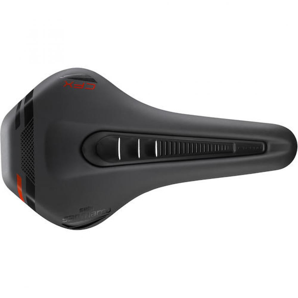 Selle San Marco Sattel Ground Shield Carbon FX 140 x 255 mm Schwarz - MTB-Komfort und Schutz