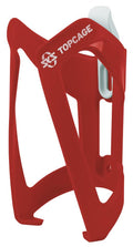 SKS Flaschenhalter Topcage rot robuster und leichter Flaschenhalter aus Kunststoff, ideal für MTB und Trekkingräder, mit sicherem Halt für Flaschen bei jedem Terrain