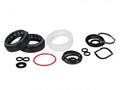 RockShox 35 Gold RL Federgabel Service-Kit: schwarze und rote Dichtungen, O-Ringe, weiße Buchsen.