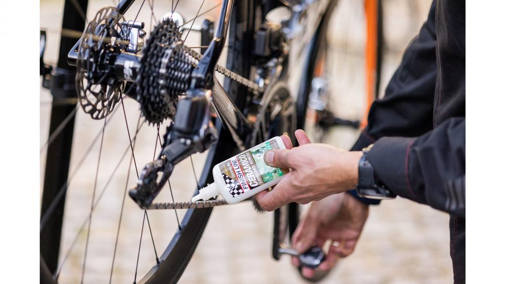 Finish Line Keramik Wachsschmiermittel 60ml - Premium Kettenschmierstoff mit Teflon für langanhaltenden Schutz, ruhigen Lauf und saubere Schaltperformance