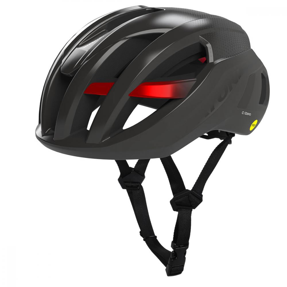 Cratoni Fahrradhelm C-Zero MIPS black-red glossy-matt Größe L-XL (58-61 cm)