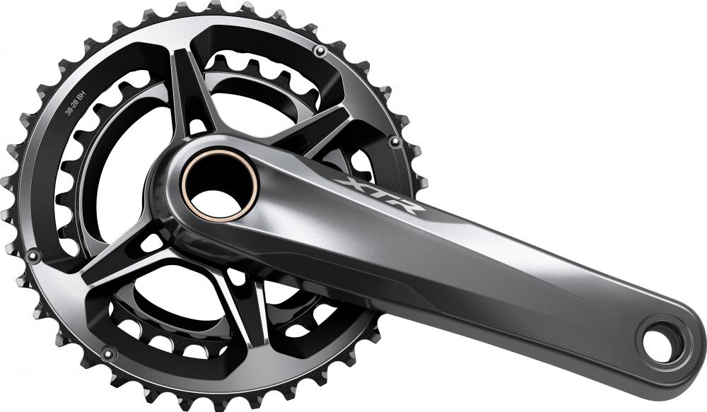 SHIMANO Kurbelgarnitur XTR FC-M9120-B2 Kurbelgarnitur - 12-fach, 165 mm, 38-28 Zähne, 28 Zähne