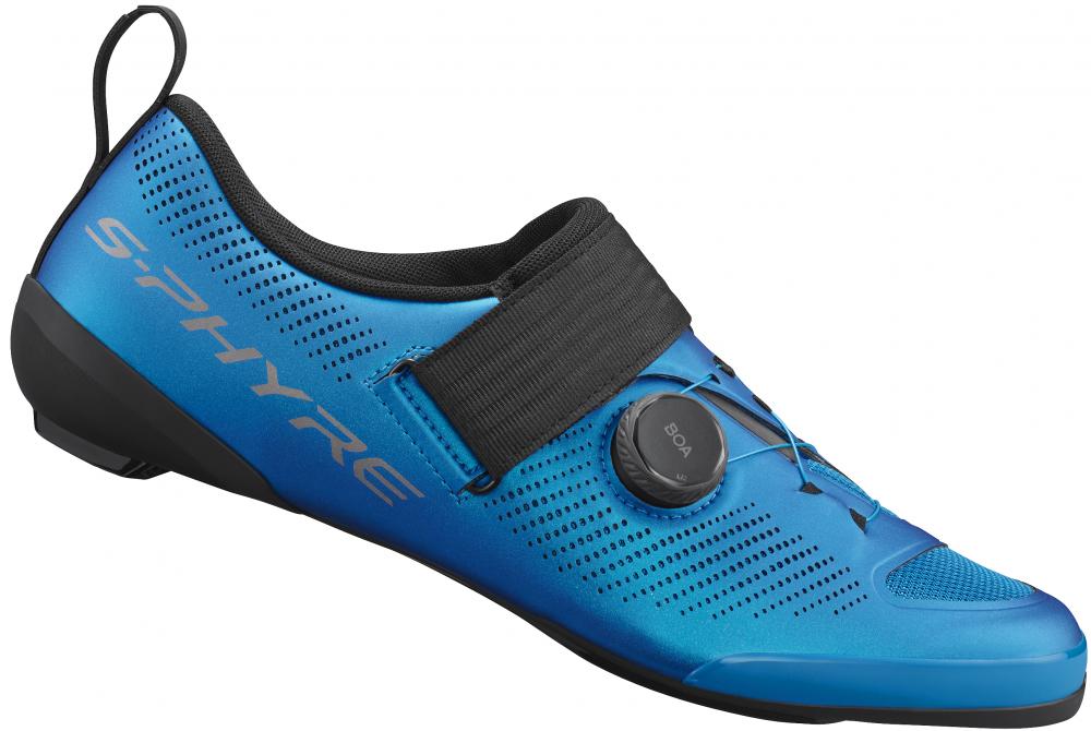SHIMANO Fahrradschuhe TR903 Herren/Damen Road SPD-SL Fahrradschuhe Blau Größe 43