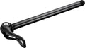SHIMANO Steckachse I-TYPE 12x148mm E-T, schwarz, mit Schnellspannhebel.