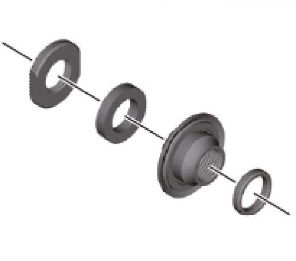 SHIMANO Achsmutter Links WH-RX31-F - für WH-RX31 Vorderrad, Rennrad/Cross