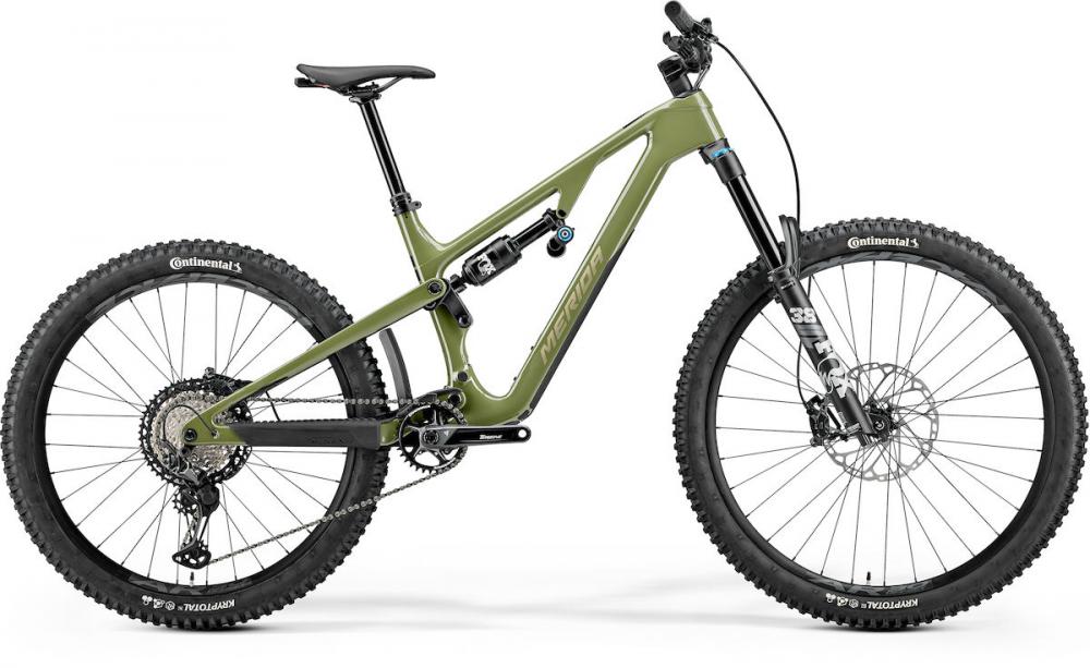 Merida ONE-SIXTY 7000 anaconda green(cream) M grün - Enduro Fully für anspruchsvolle Trails