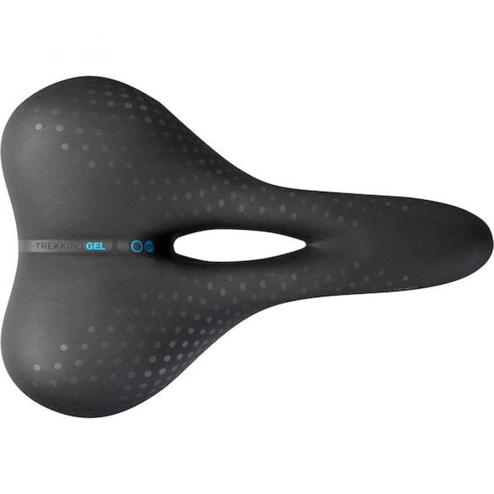 Selle San Marco Sattel Trekking Open-Fit Gel 188 x 273 mm Schwarz - maximaler Komfort für Trekking & E-Bike